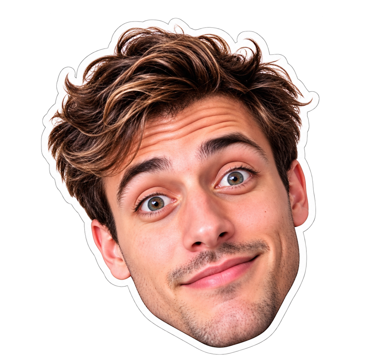 Tousled Hair Founder Sticker